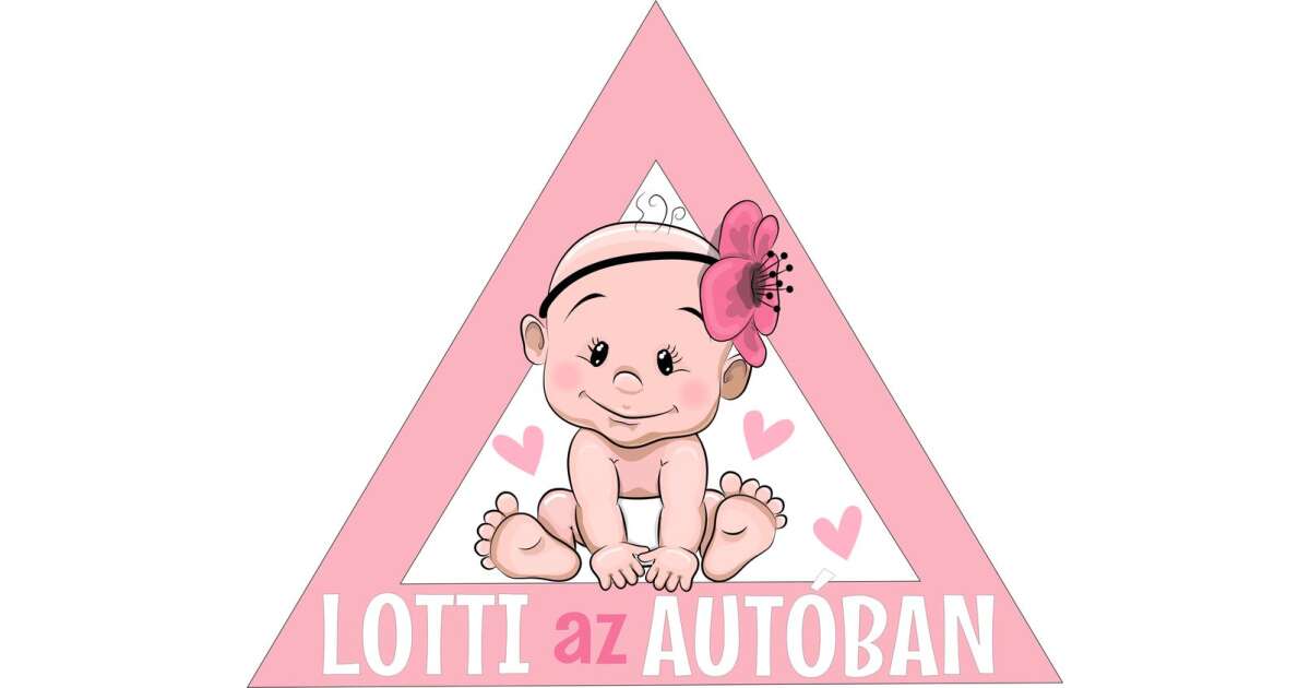 Rózsaszín baby on board